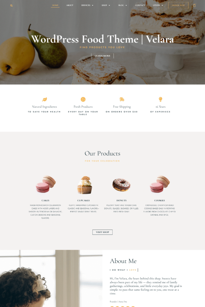 Home page
