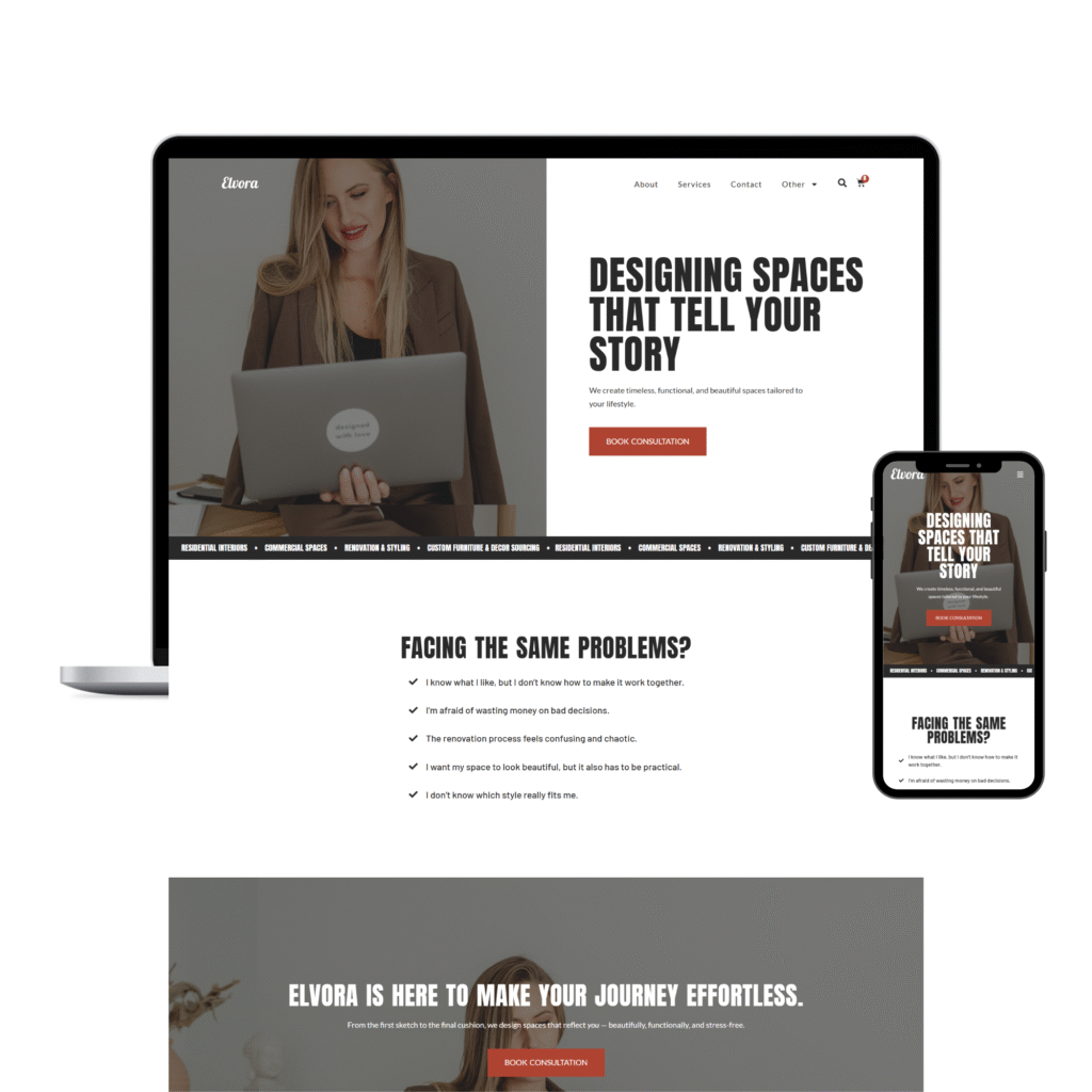WordPress Theme For Personal Business - Elvora