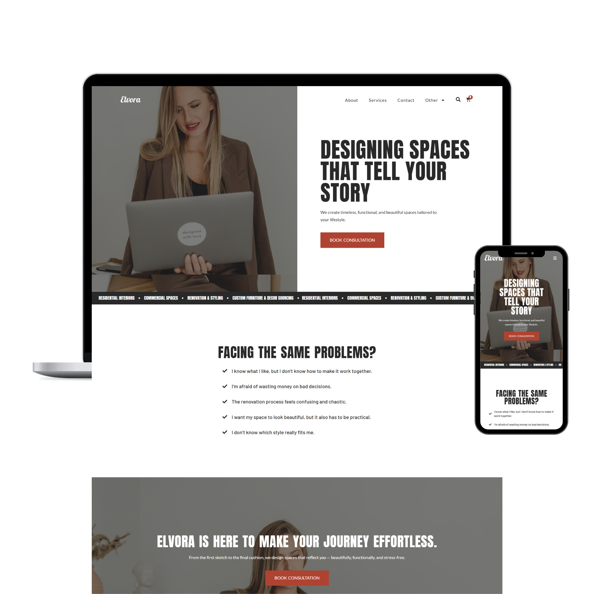 WordPress Theme For Personal Business - Elvora