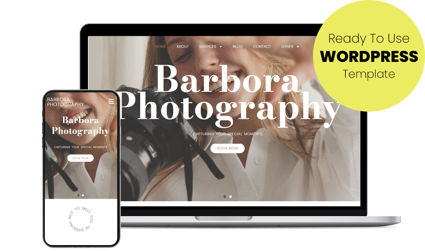 Barbora - Website Template For Freelancers