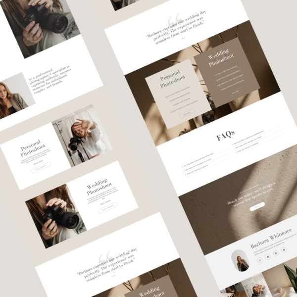 Barbora - Website Template For Freelancers & Photographers - Image 5