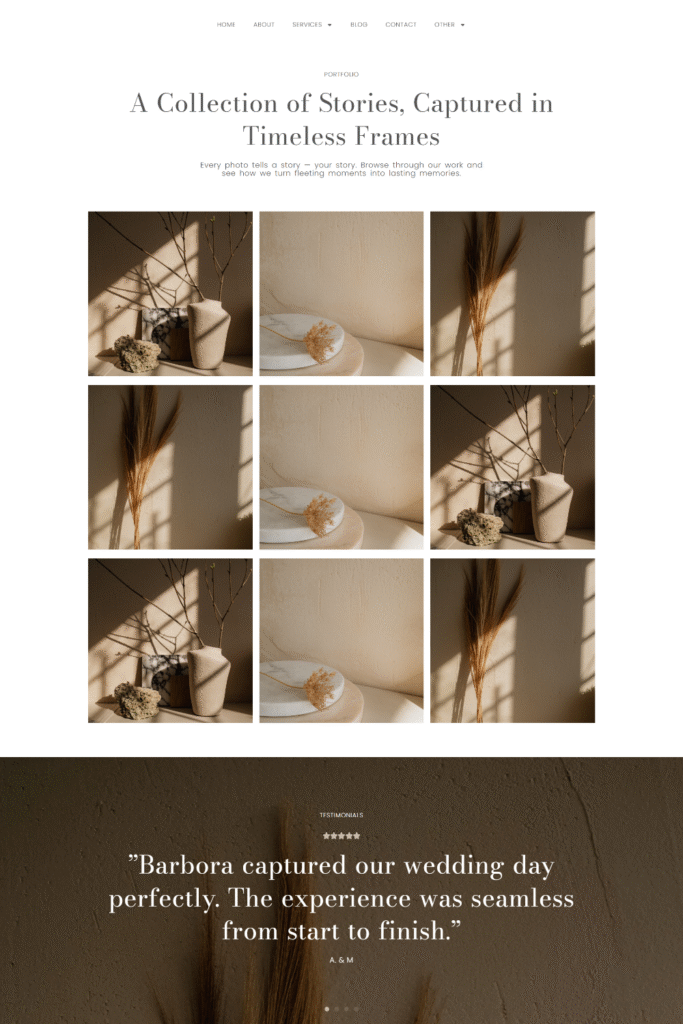 Portfolio Page