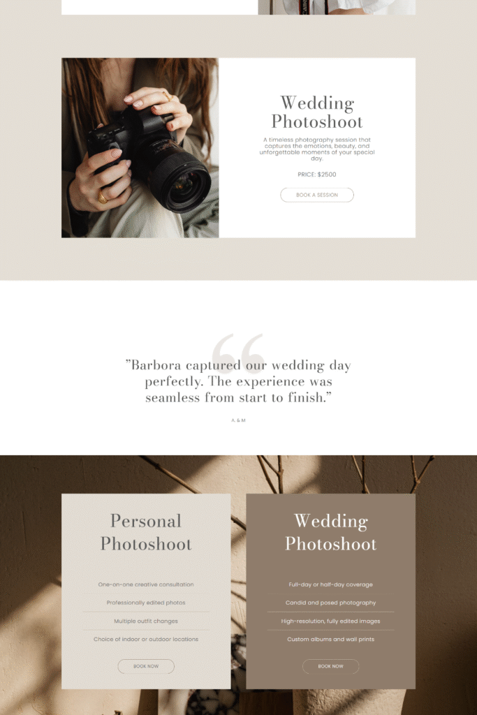 Services Page