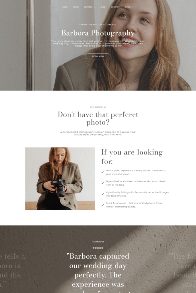 Sales Page