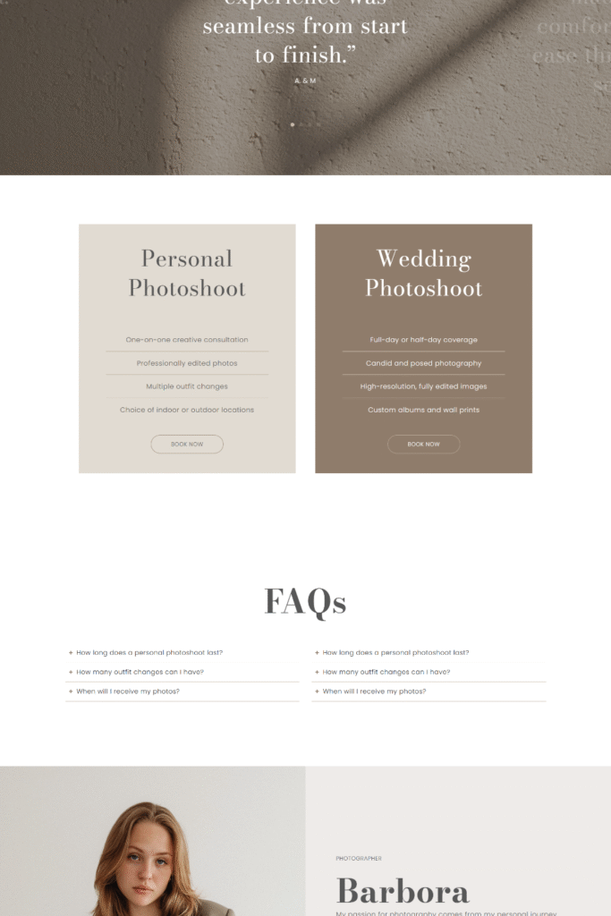 Sales Page