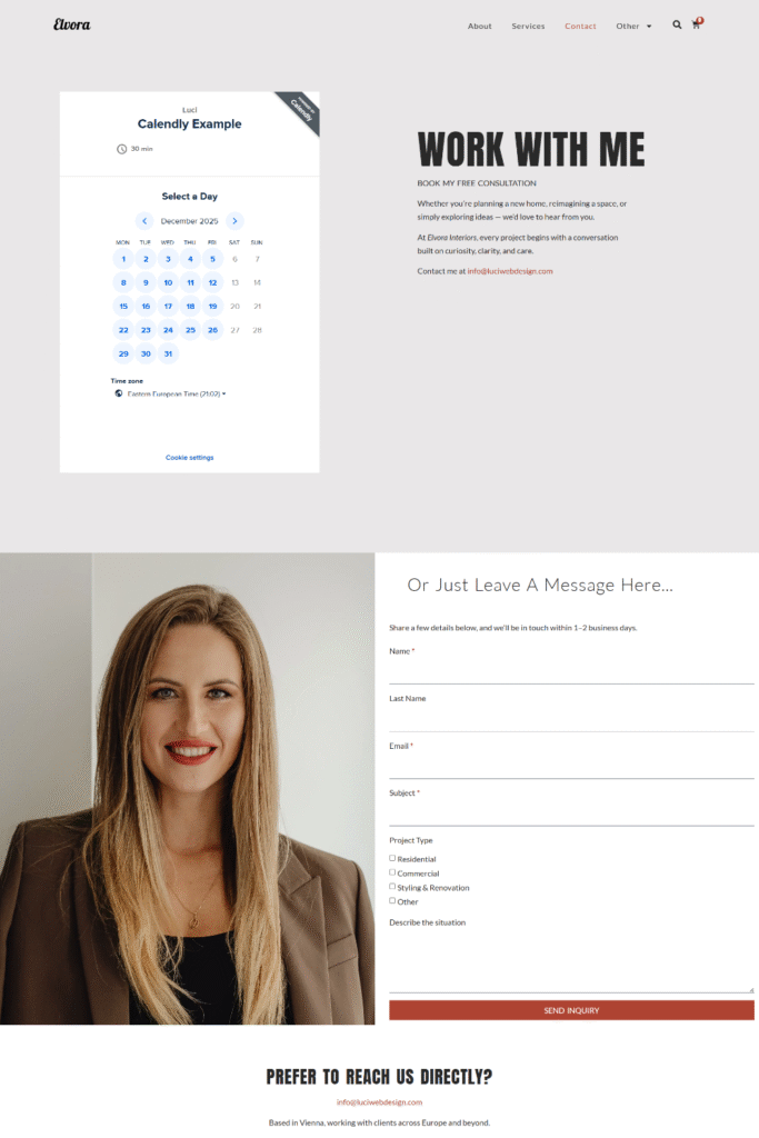 Contact Page