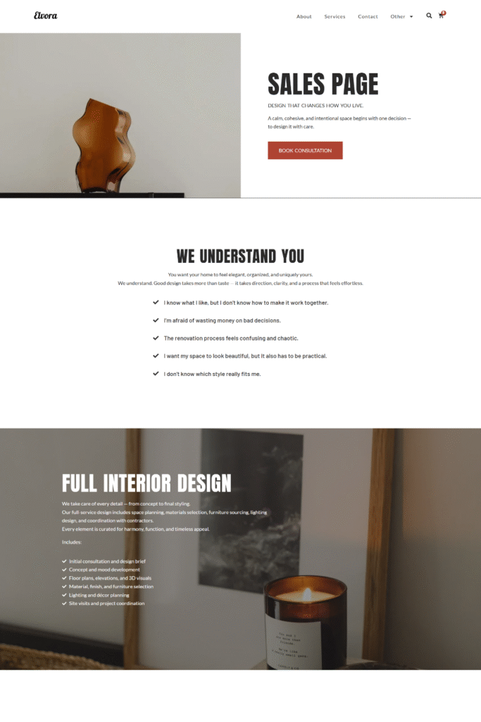 Sales Page