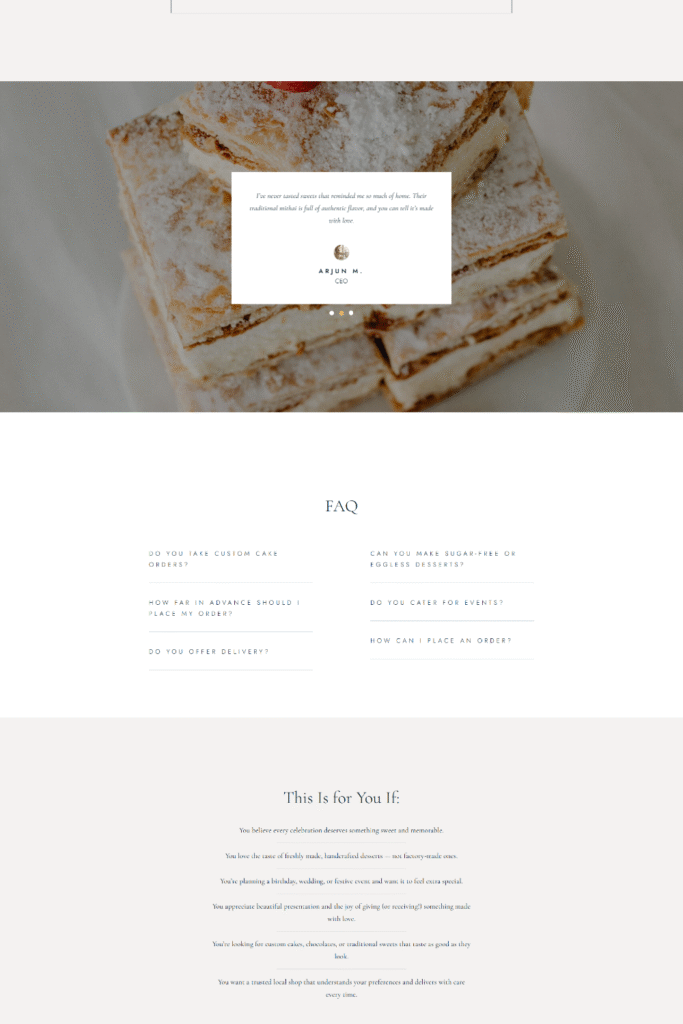 Sales Page